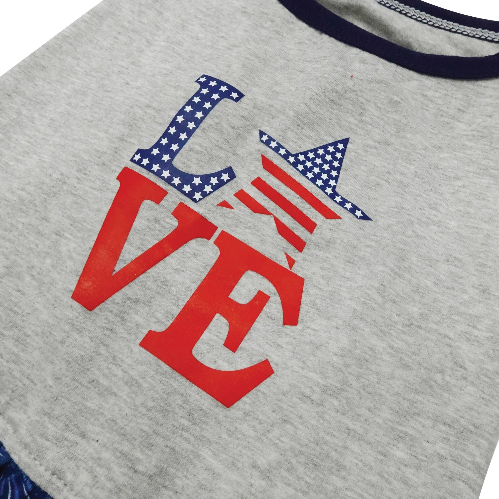 Best Furry Friends Fireworks Love Pet Dress